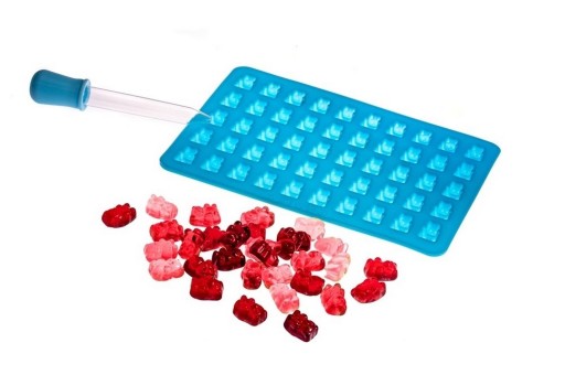 Forma na ľadovú ČOKOLÁDU BEARS JELLY BEARS s pipetou GUMISIE