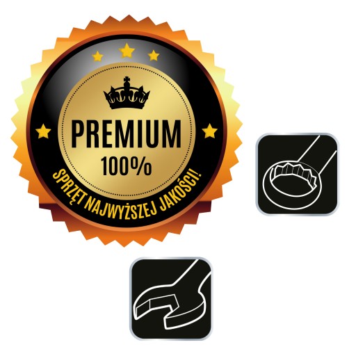 OTVORENÝ KĽÚČ, CHROMOVANÁ CRV PREMIUM OCEL - LEŠENÁ, r.v 21.