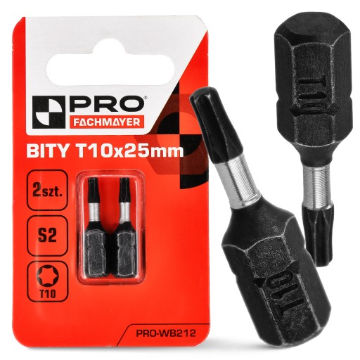 Nárazový bit TX10 Nárazový bit 25mm | Nárazový bit pre skrutkovač 2 ks.