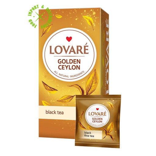 Lovare Golden Ceylon čierny expresný čaj 24 sáčkov x 2g
