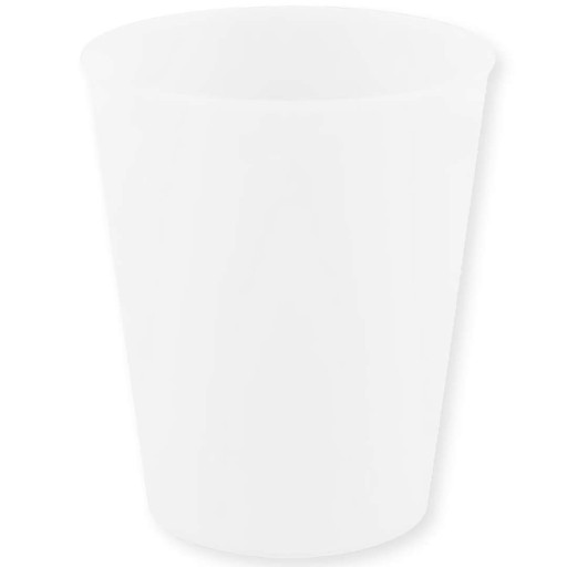 OPÄTOVNE POUŽITEĽNÝ plastový pohár BIELY opakovane použiteľný pohár 250 ml