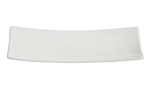 Porcelánový tanier BIELY OBDŽNÍKOVÝ 18x9 W-wa Sm