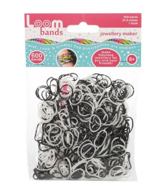 LOOM GUUBERS 600 KS ČIERNO-BIELE NÁRAMKY