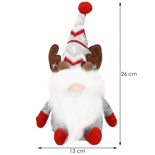 VIANOČNÝ SOB POSTAVIČ SLONÍKA 27 cm DEKORÁCIA