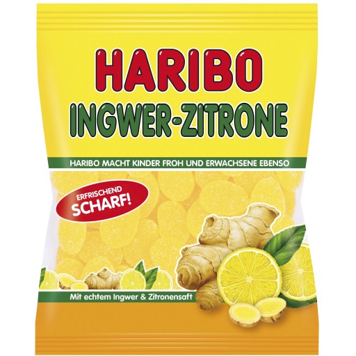 Haribo Zázvorovo-citrónové želé 160g z Nemecka