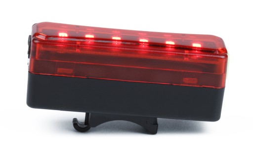 LED ZADNÁ BICYKLE LAMPA USB OSVETLENIE NA BICYKEL