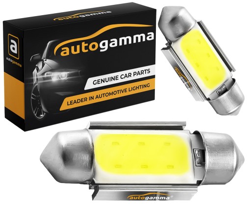 C5W LED žiarovka 31mm 5w Stabilizátor Canbus COB trubica, sada 2 ks.