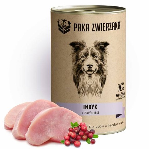 PET BAL S TURECKOM A BRUSNICAMI PRE PSOV 400g