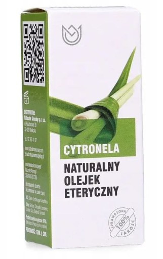 Éterický olej proti komárom, kliešťom, citronelle