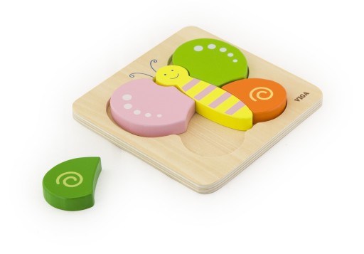 Viga 50170 Prvé puzzle bábätka - motýľ