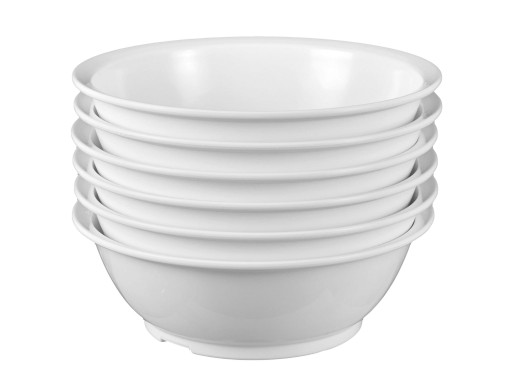 GASTRO MISKA NA ŠALÁT BIELA PLASTOVÁ 18CM HRUBÉ viečko