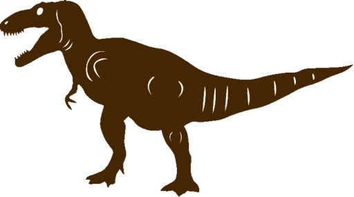 Dekoračný prívesok, prelamovaná dekorácia Dinosaurus modrý