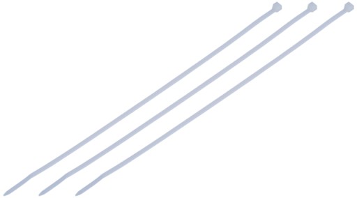 KLIPOVACIE VIAZAČKY biele 2,5X100mm (100ks)