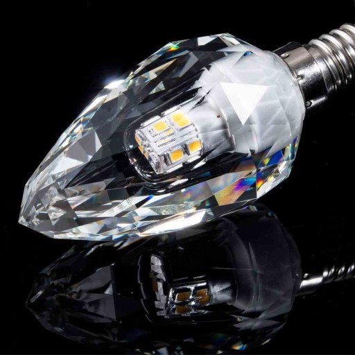 LED žiarovka 4W E14 C37 4000K Crystal