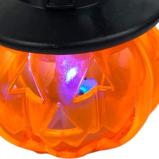 PUMPKIN lampa v LED klobúku Svietiaci HALLOWEEN
