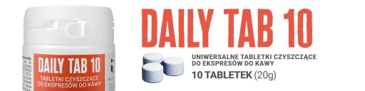 Daily Tab 10 tabliet na čistenie kávovarov SIEMENS KRUPS MELITTA