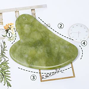 KAMEŇ GUA SHA PRE MASÁŽ TVÁRE CELÉHO TELA SILNÝ MASÁŽ JADE
