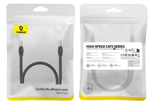 LAN KÁBEL BASEUS RJ45 ETHERNET CAT5 INTERNETOVÝ KÁBEL 0,5 m
