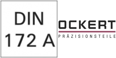 Objímka prírubová D172A8,0x12x16 stredná, Ocert