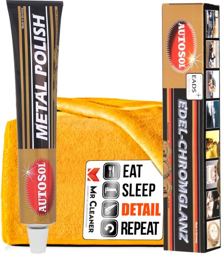 AUTOSOL METAL LESH METAL LEŠTIACA PASTA OBNOVTE LESK 75 ML