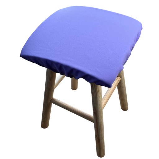 Štvorcový vankúš na taburetku 30x30 SVETLO FIALOVÁ