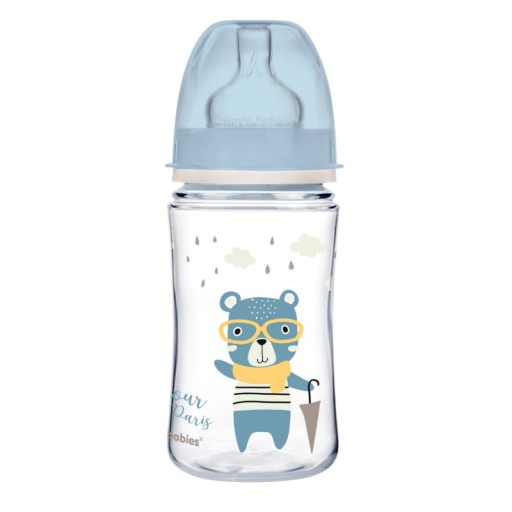 CANPOL Široká antikoliková fľaša 240 ml EasyStart