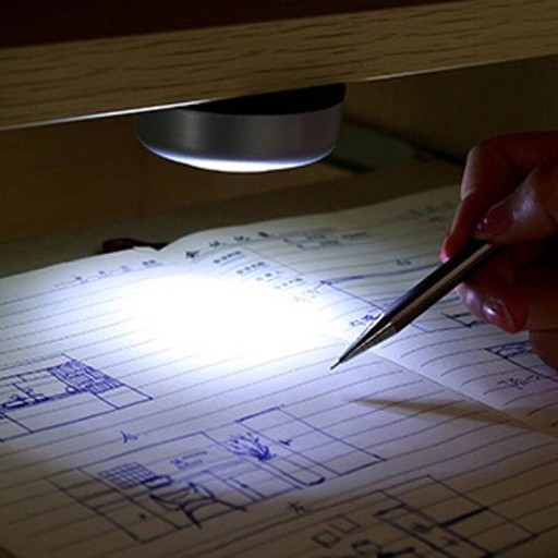 Samolepiace šatníkové svietidlo 3 LED dotykové ON