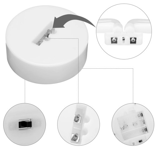 NEÓNOVÁ LED LAMPA DINOSAUR S 3xAA USB STOJANOM