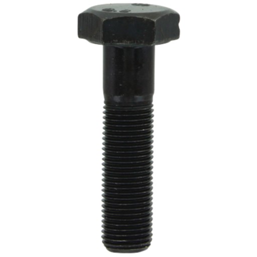 Čierna skrutka M10x40 triedy 8,8 DIN 960