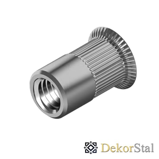 Nitovacia matica, sústružená manžeta, INOX A2, M4, 10 ks.