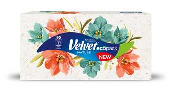UNIVERZÁLNE Utierky VELVET NATURE 90 ks.