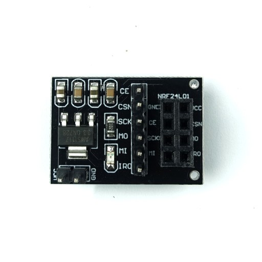 NRF24L01 adaptér do zásuvky modulu s 3,3V regulátorom
