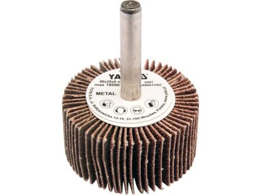 MONTOVANÉ KLAPOVÉ KOLESO P100 40x20x6mm YATO YT-83354