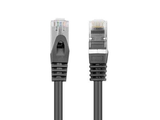 Lanberg Patchcord RJ45 kat.6 FTP kábel 0,5m Čierny