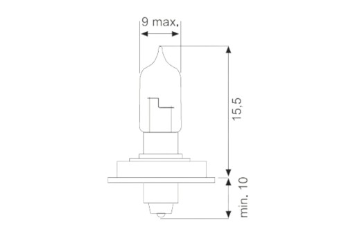 Žiarovka JMP 12V 15W P26S