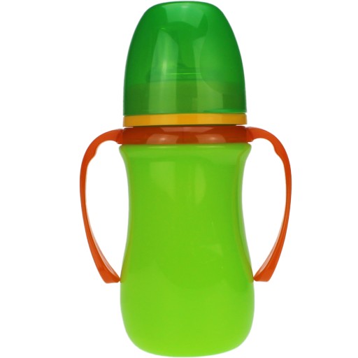 STRIEBORNÝ hrnček na tréningovú fľašu 240 ml 6M+ CANPOL BABIES