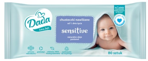 Dada Extra Soft Sensitive 80 vlhčené obrúsky