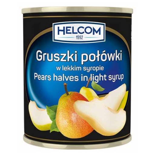 Helcom Hrušky polovice v sirupe, 850 ml