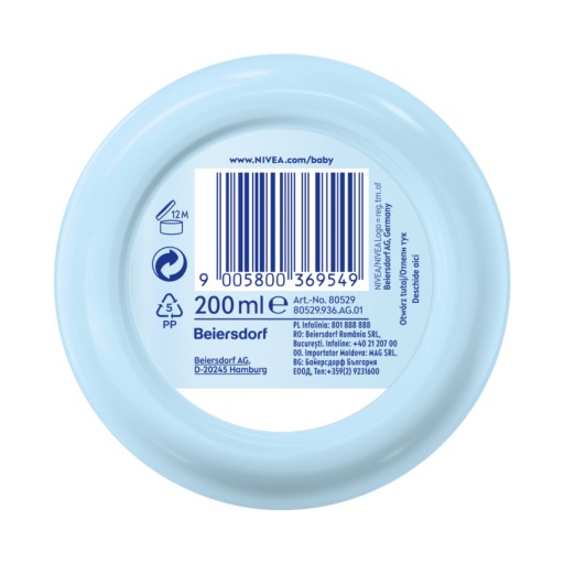 NIVEA BABY Ochranný krém na tvár a telo pre deti - hydratačný 200 ml