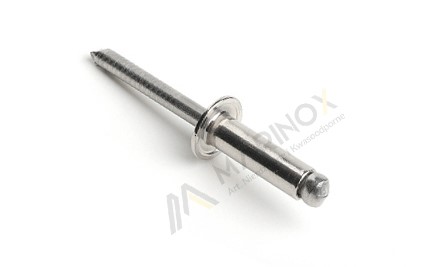 3x10 Nerezový slepý nit A2 DIN 7337 - 100 ks