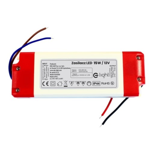 LED NAPÁJANIE 15W IP20