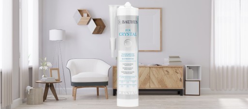 Fix Crystal Bauhus bezfarebné montážne lepidlo na pásy