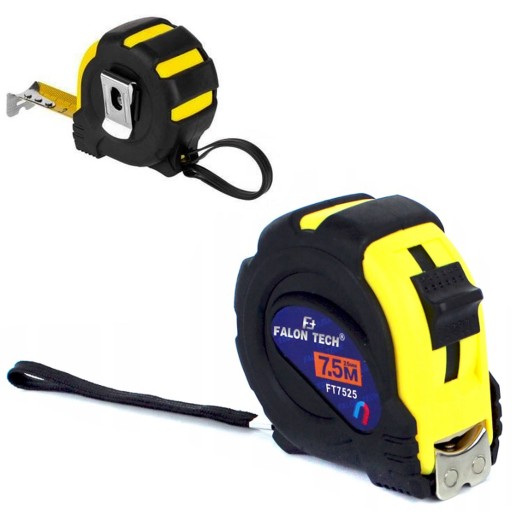STAVEBNÉ MIERY, RÚČENÉ NA MAGNET, 7,5M 25MM
