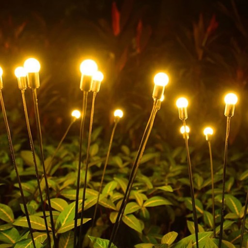 Solárna lampa Púpavové gule Záhradné gule 70cm + Twilight Senzor