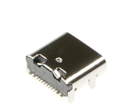 USB TYP C 3.1 ZÁSUVKA HORIZONTÁLNA TLAČOVÁ ZÁSUVKA