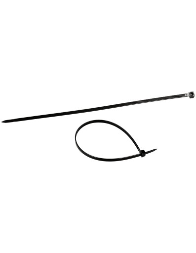 Sťahovacie pásky 4,6x250mm Čierna 100 ks