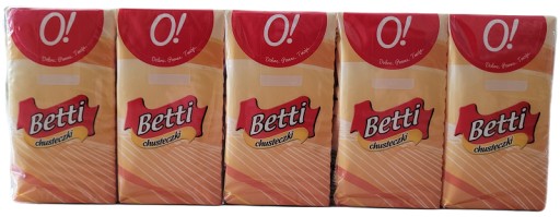 BETTI hygienické obrúsky - 3 vrstvové - 10 ks.
