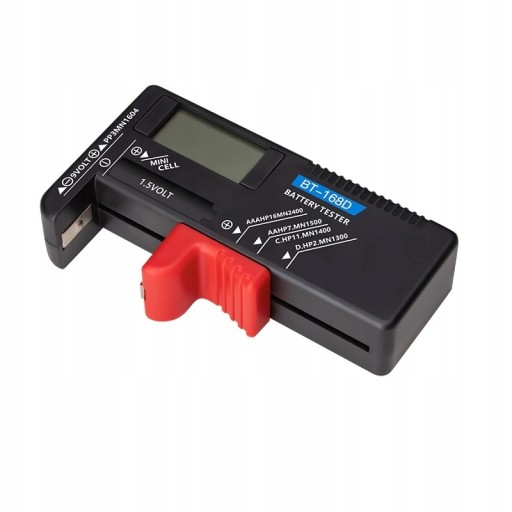 TESTER BATÉRIÍ AAA AA BT-168D