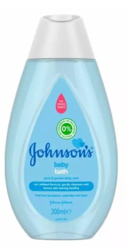 Johnson's, Baby Bath, Tekutý kúpeľ, 300 ml