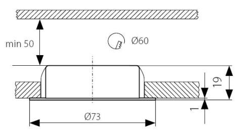 GAVI CT-2116 B C/M svietidlo halogénové